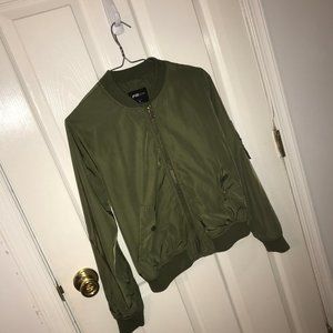 Green Bomber Jacket
